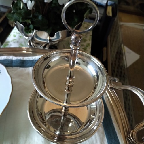 Elegante etagere versilbert - elegante,