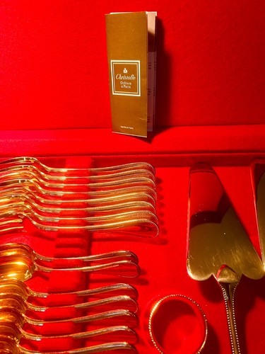 Christofle perles doré - doré, 24k