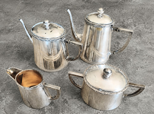 Versilbertes kaffee - versilbertes, kaffee-