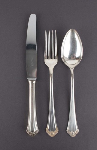 Antikes versilbertes besteck - antikes,