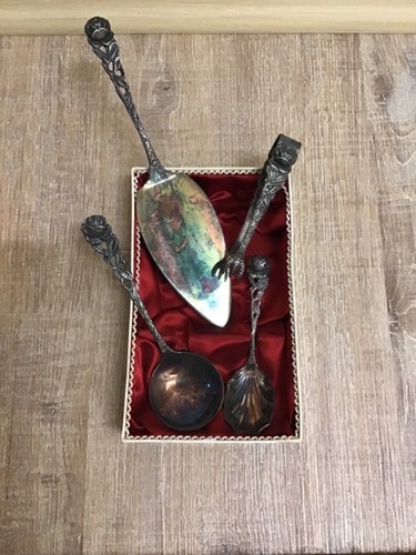 Versilbertes besteck teilig - versilbertes, 4-teilig