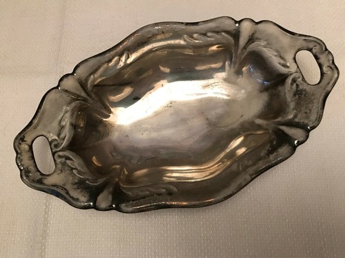 Versilbertes porzellan ovale - versilbertes,