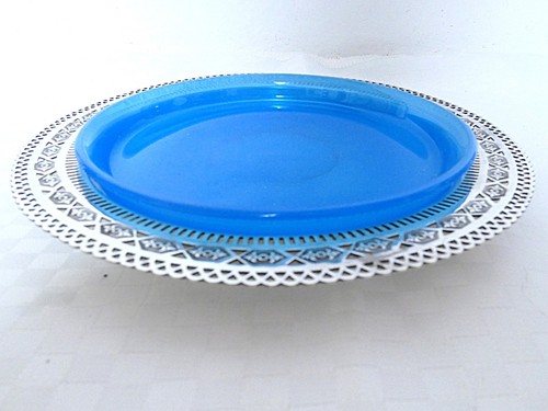 Versilbertes tablett schale - tablett,,