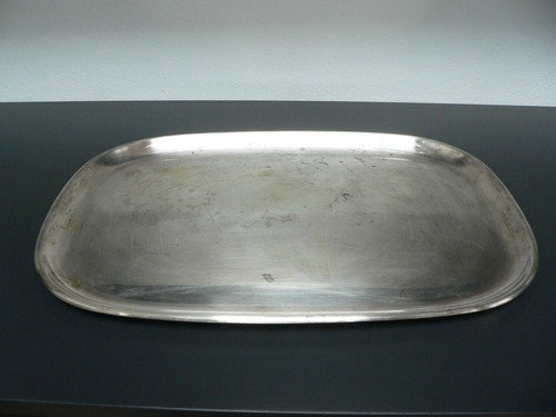 Versilbertes vintage tablett - versilbertes,