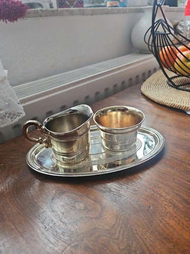 Antikes versilbertes set - ​antikes,
