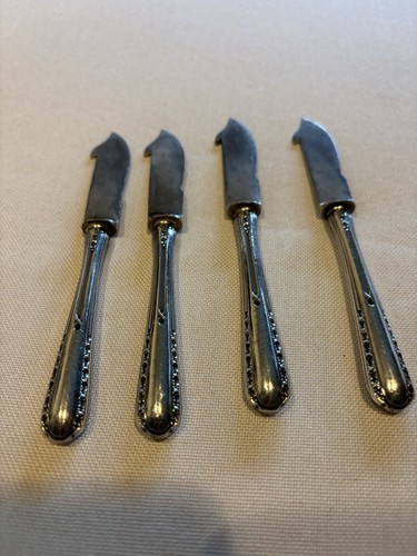 Messer versilbert - 4x, messer,