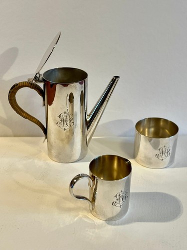 Versilbertes art deco - versilbertes,