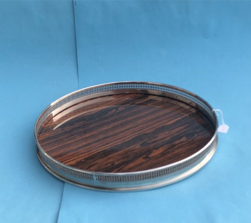 Versilbertes galerie tablett - versilbertes, /