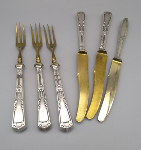Jugendstil fischbesteck - jugendstil,