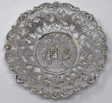 Antike Zierschale versilbert