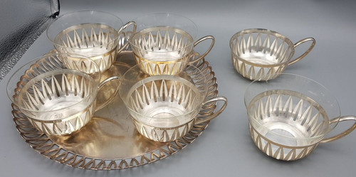 Wmf versilbertes tee set - versilbertes, tee-set