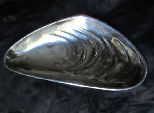 Versilberte schale muschelform - versilberte,